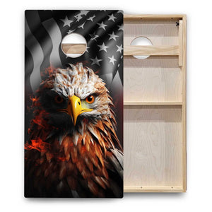 Eagle Flag Cornhole Boards - Backyard Series Cornhole Solutions