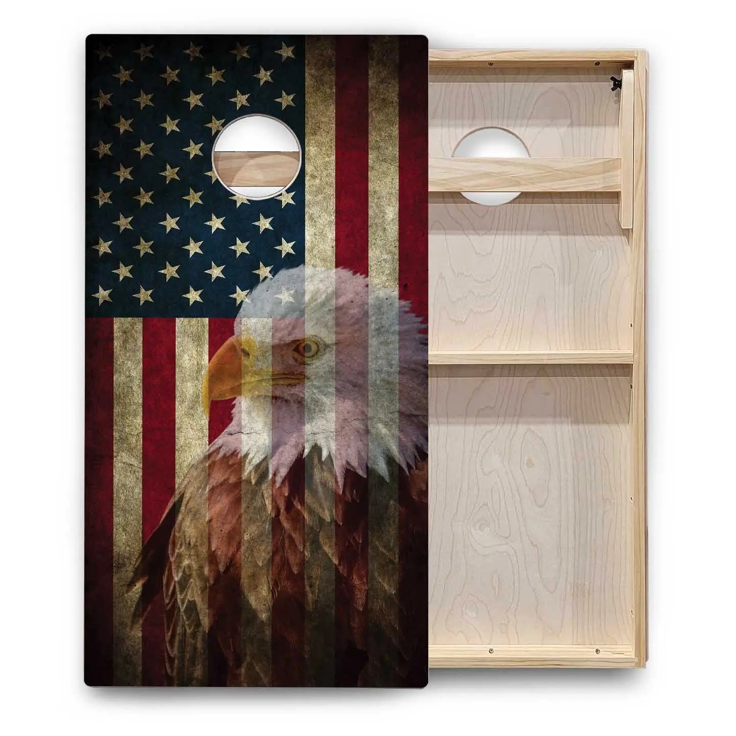 Eagle Flag Cornhole Boards - Backyard Series Cornhole Solutions