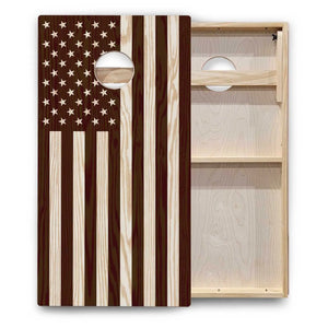 Eagle Flag Cornhole Boards - Backyard Series Cornhole Solutions
