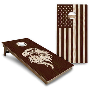 Eagle Flag Cornhole Boards - Backyard Series Cornhole Solutions