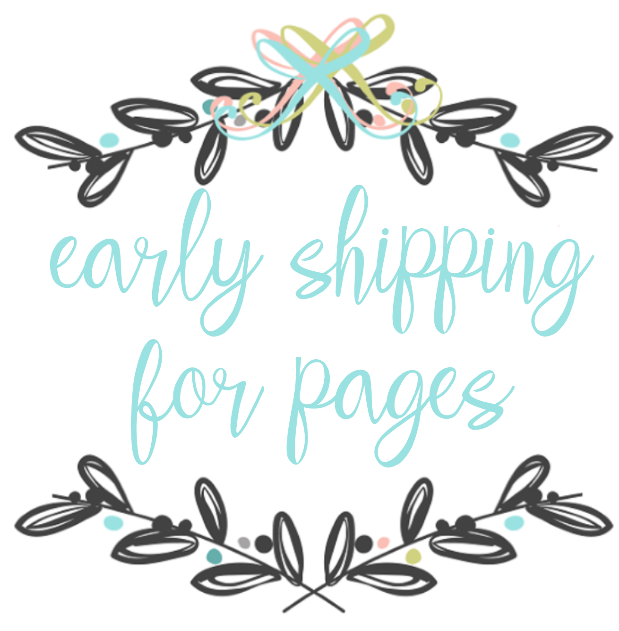 Early shipping option for AP Creations baby memory book pages