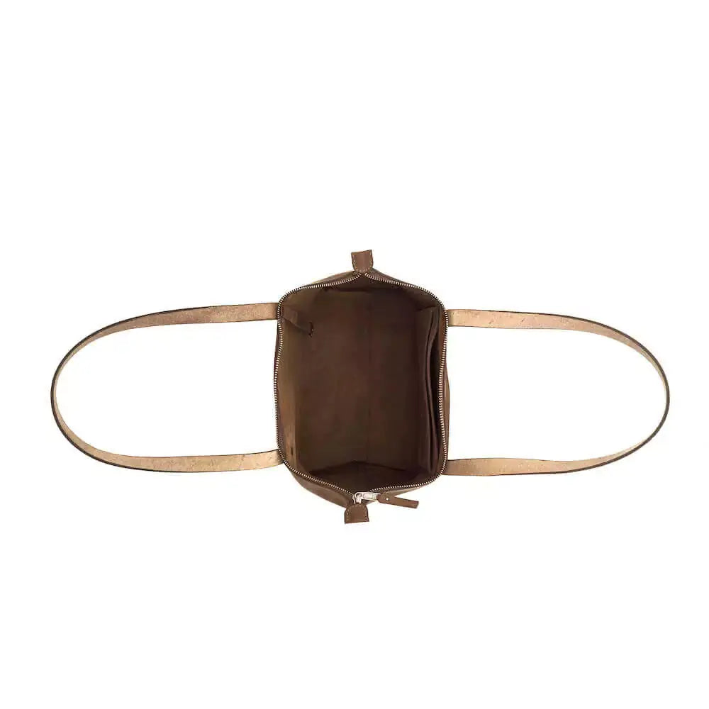 Eden LARGE Leather Tote Bag - Zippered Mission Mercantile Leather Goods