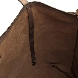 Eden OVERSIZED Leather Tote Bag - Zippered Mission Mercantile Leather Goods