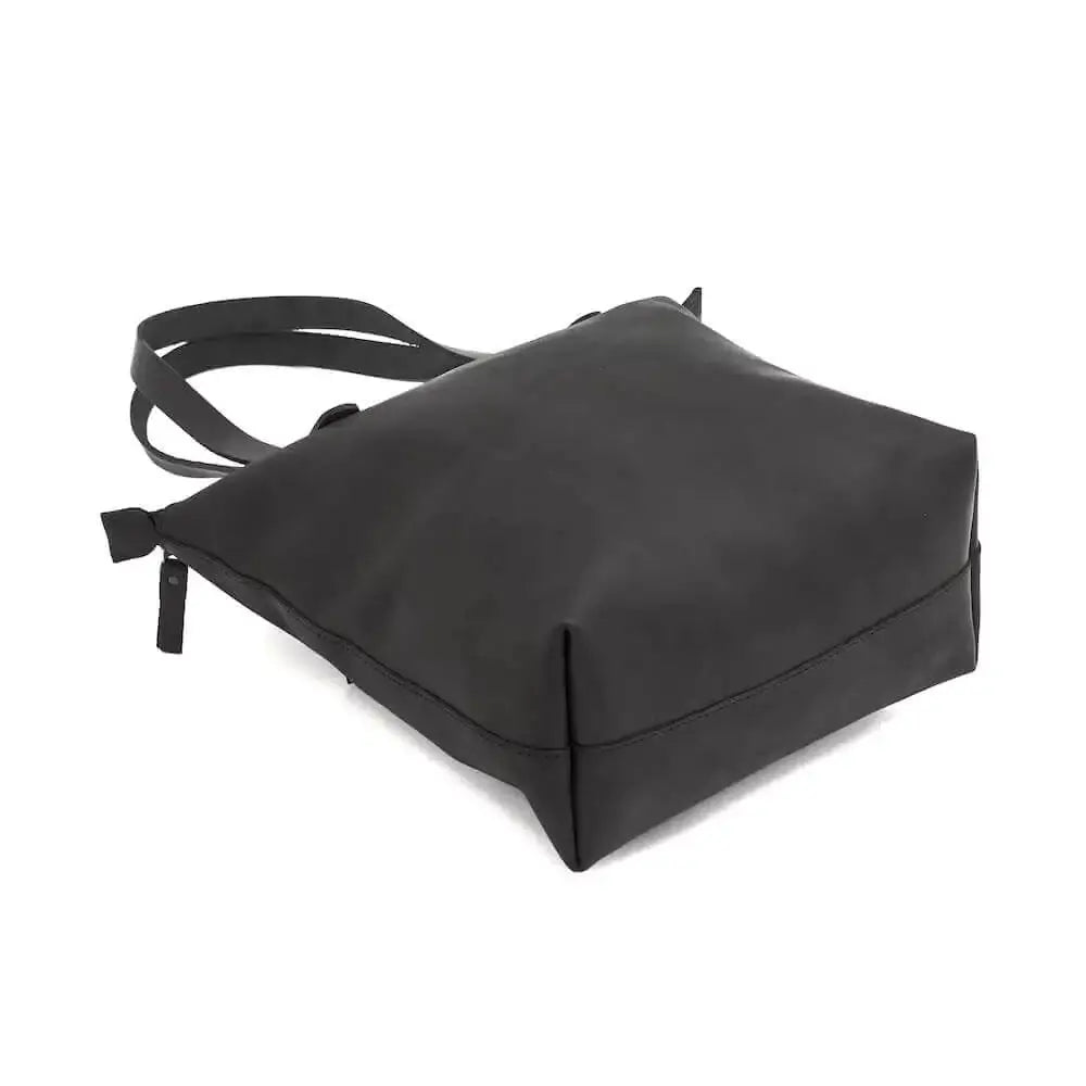 Eden SMALL Leather Tote Bag - Zippered Mission Mercantile Leather Goods