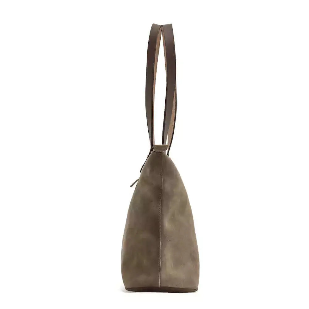 Eden SMALL Leather Tote Bag - Zippered Mission Mercantile Leather Goods