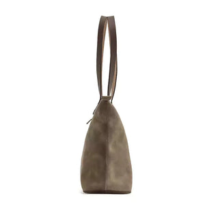 Eden SMALL Leather Tote Bag - Zippered Mission Mercantile Leather Goods