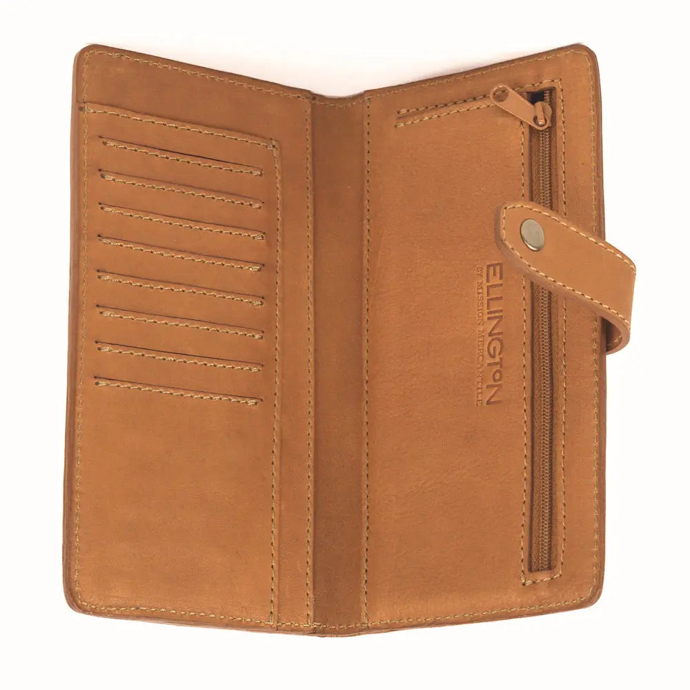 Eleanor Leather Wallet Mission Mercantile Leather Goods