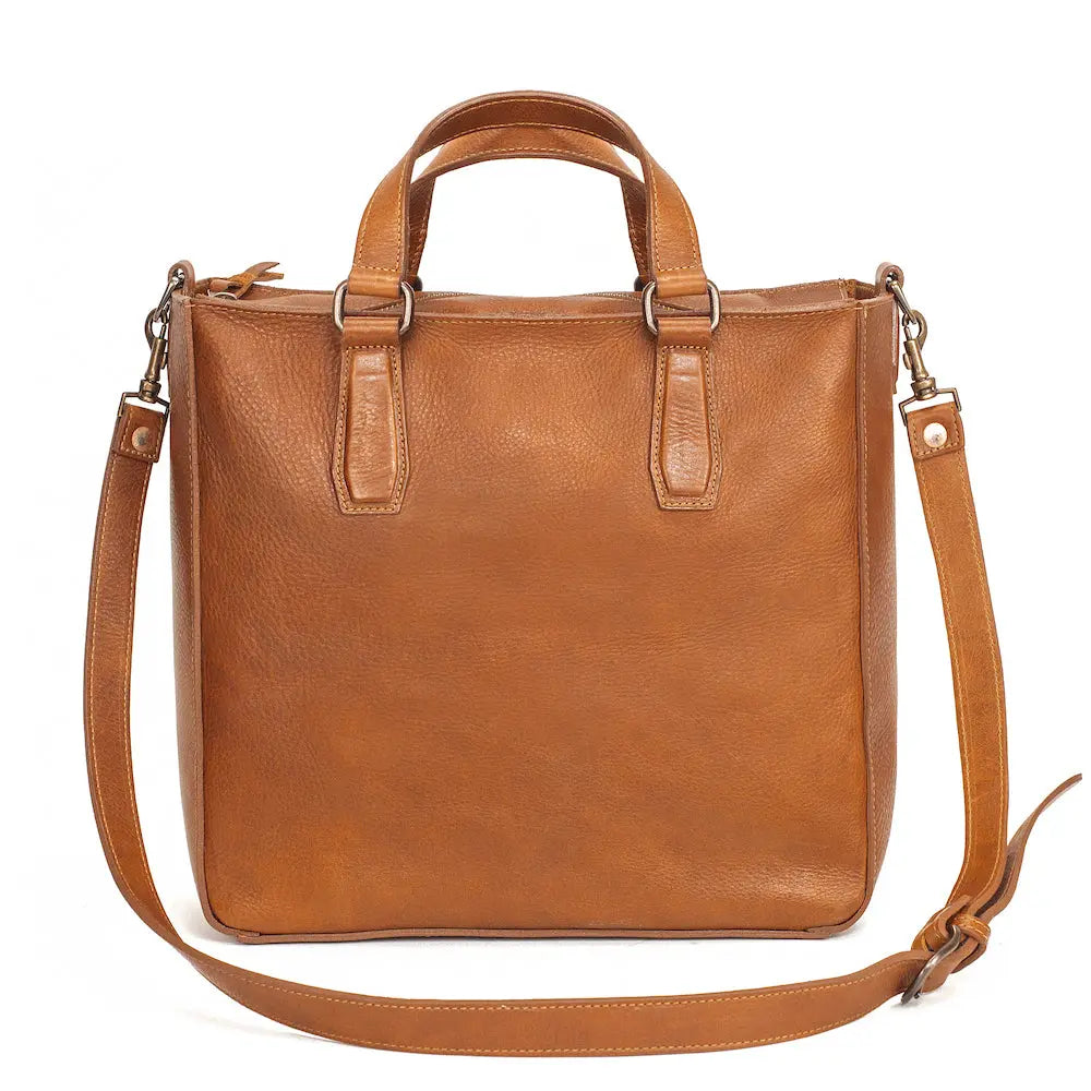 Ellington Leather Market Tote Mission Mercantile Leather Goods