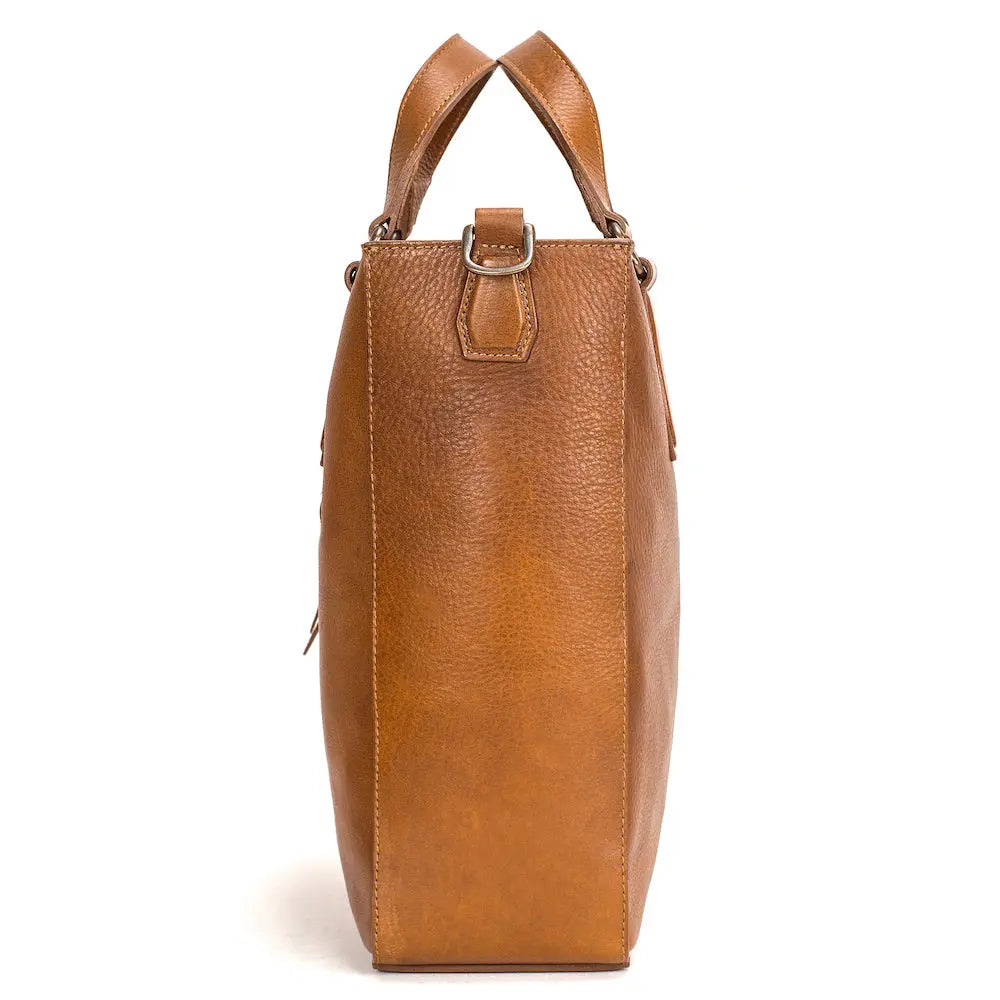 Ellington Leather Market Tote Mission Mercantile Leather Goods