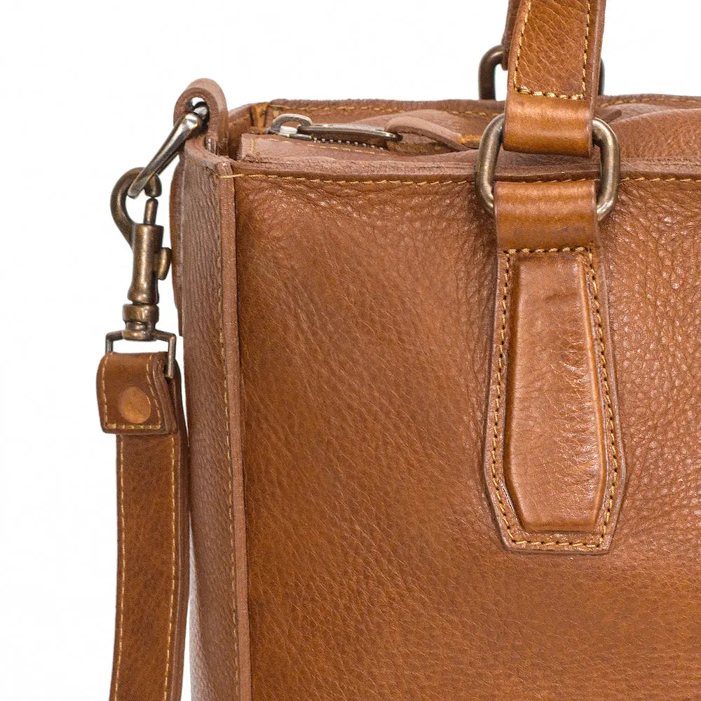 Ellington Leather Market Tote Mission Mercantile Leather Goods