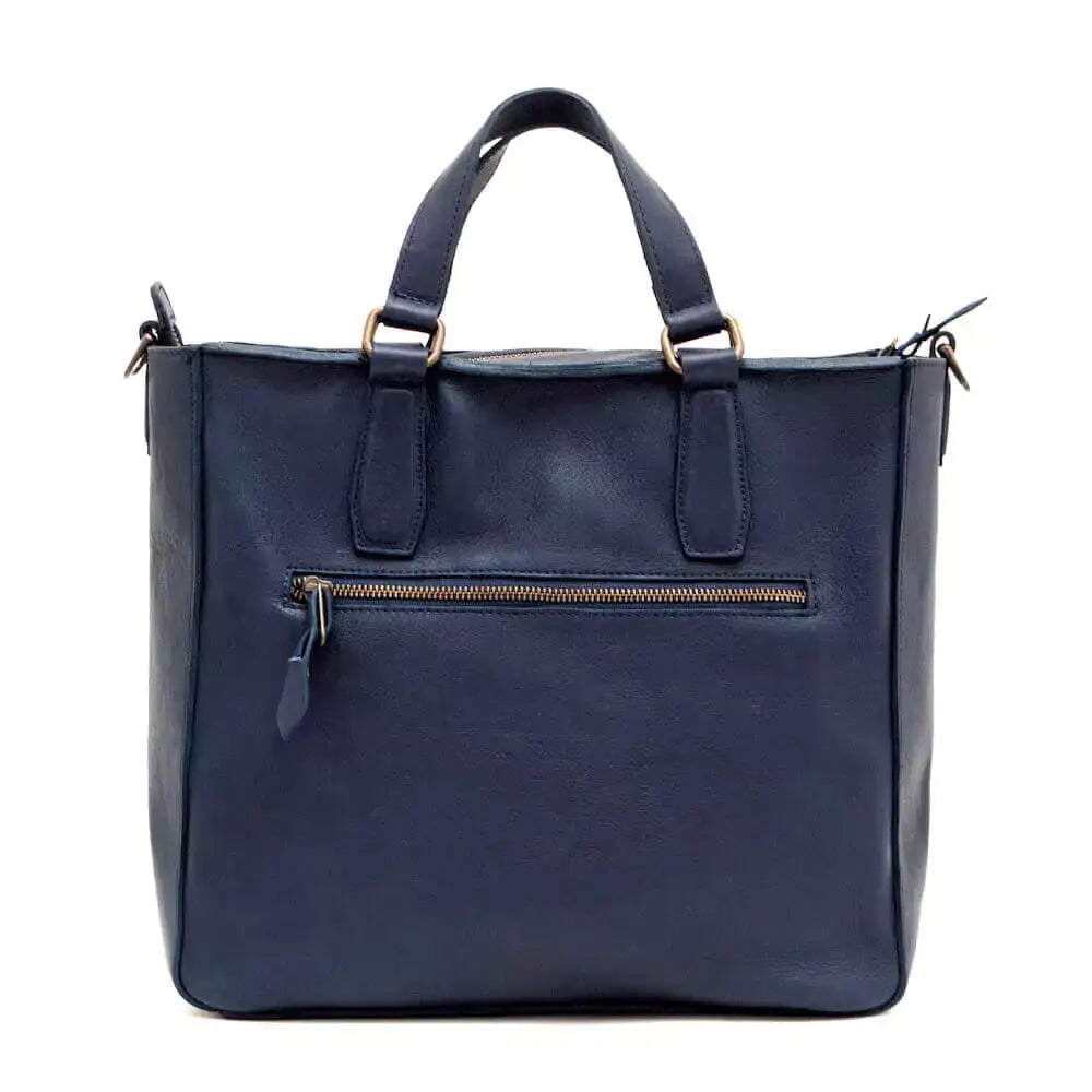 Ellington Leather Market Tote Mission Mercantile Leather Goods