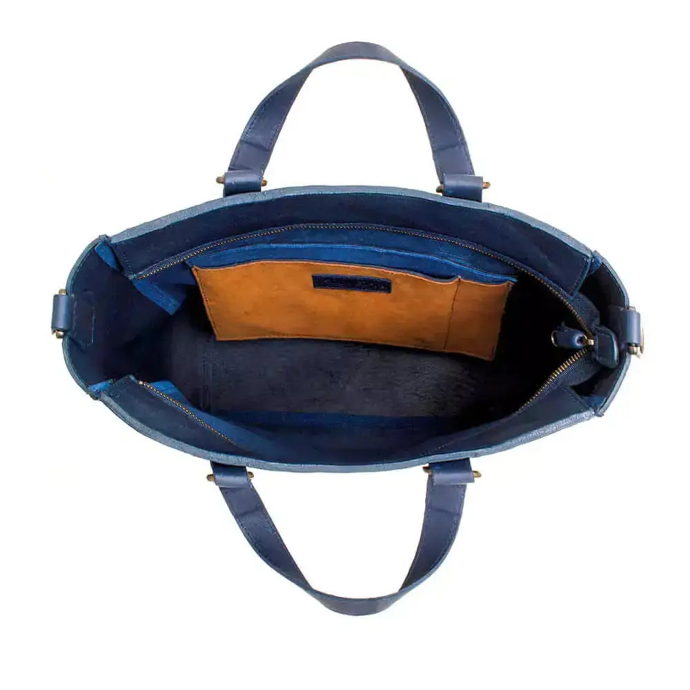 Ellington Leather Market Tote Mission Mercantile Leather Goods