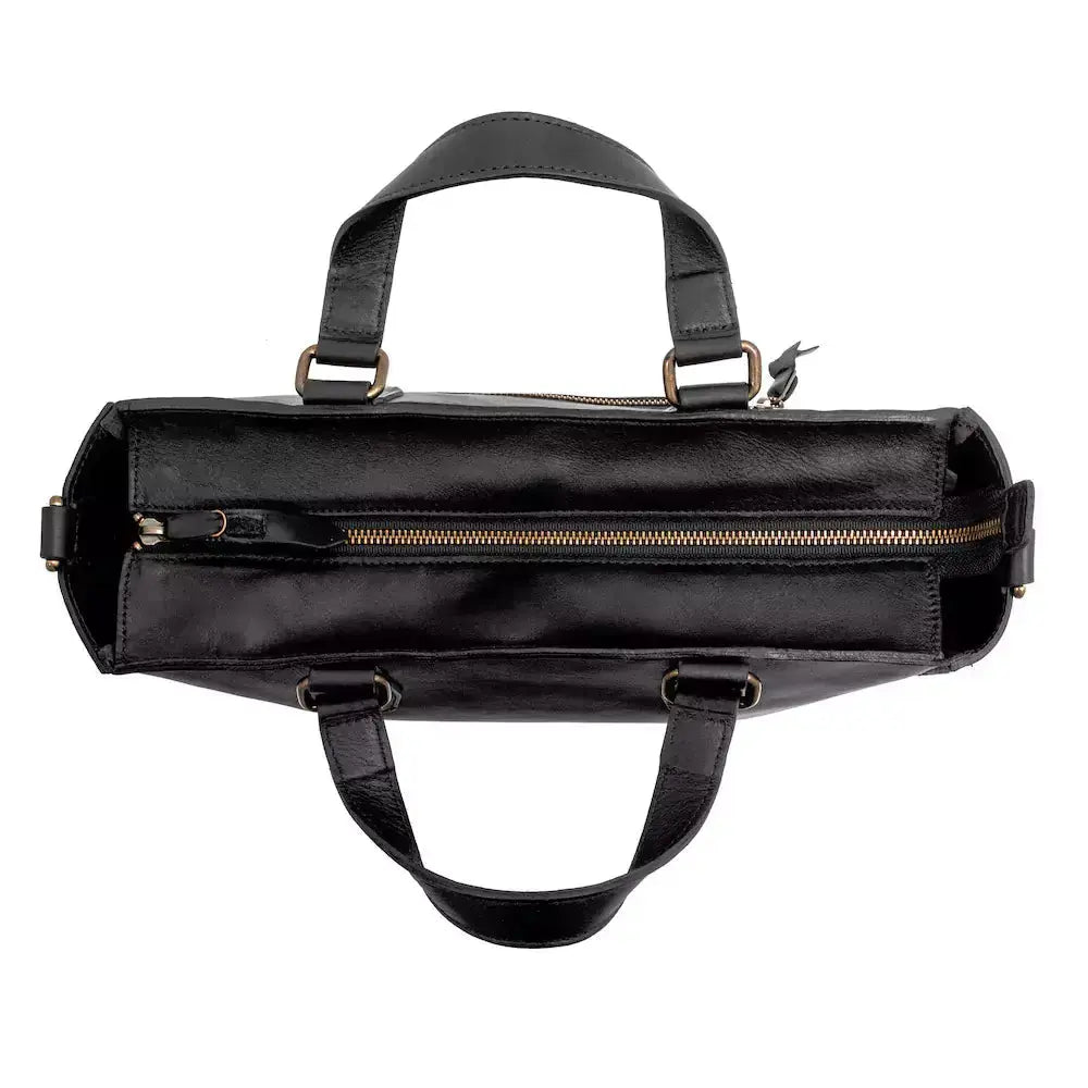 Ellington Leather Market Tote Mission Mercantile Leather Goods