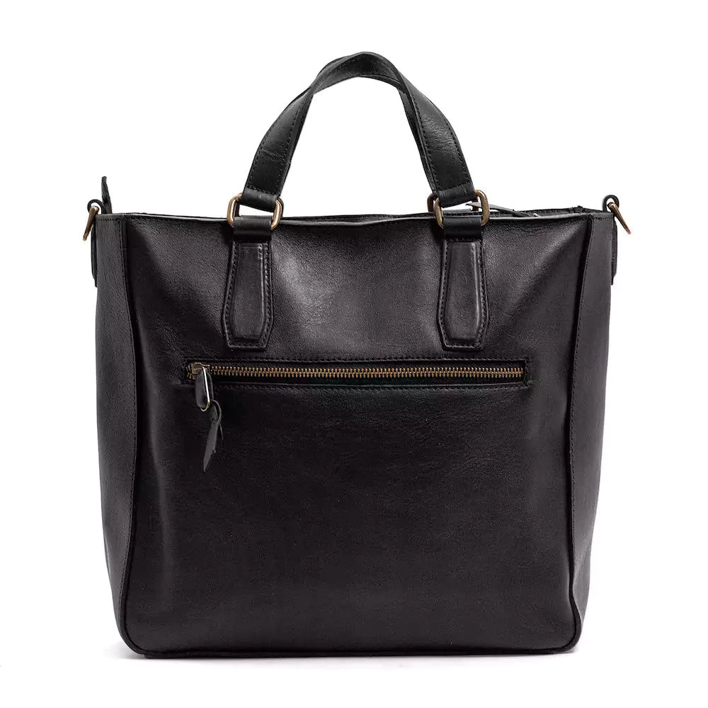 Ellington Leather Market Tote by Mission Mercantile Leather Goods, handmade leather goods detail photo 37