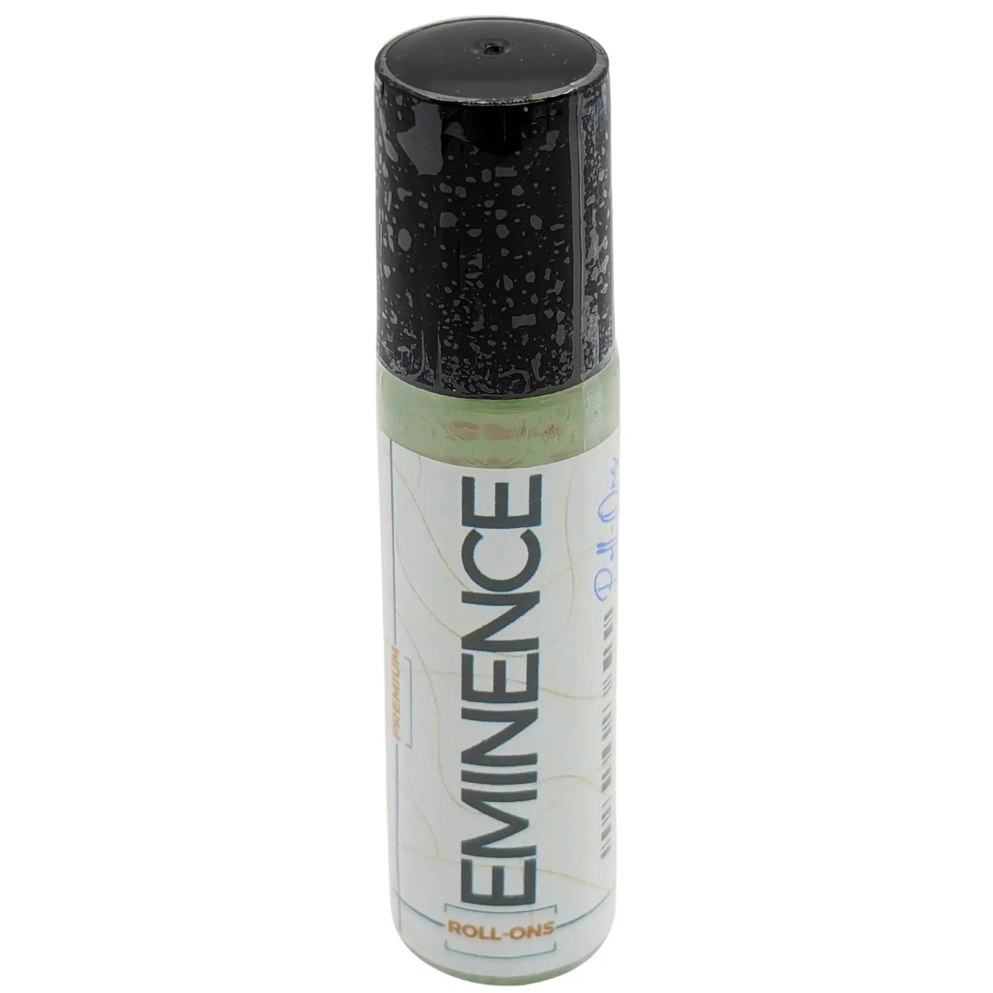Eminence roll-on oil with a black cap and white label featuring the brand name. Size is 10mL.