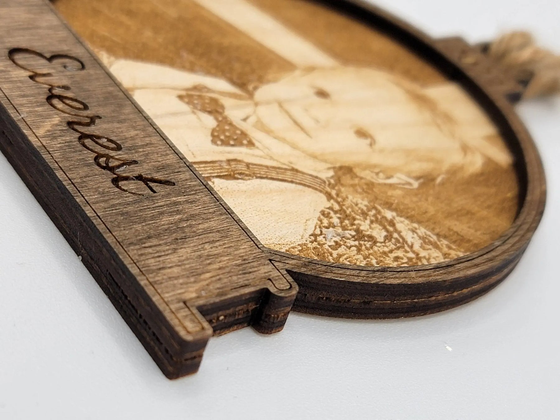 Engraved Picture Christmas Ornament EverLee Creations