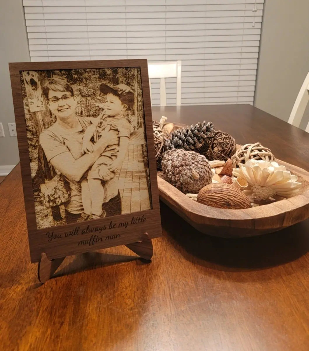 Engraved Wood Photo EverLee Creations