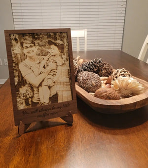 Engraved Wood Photo EverLee Creations