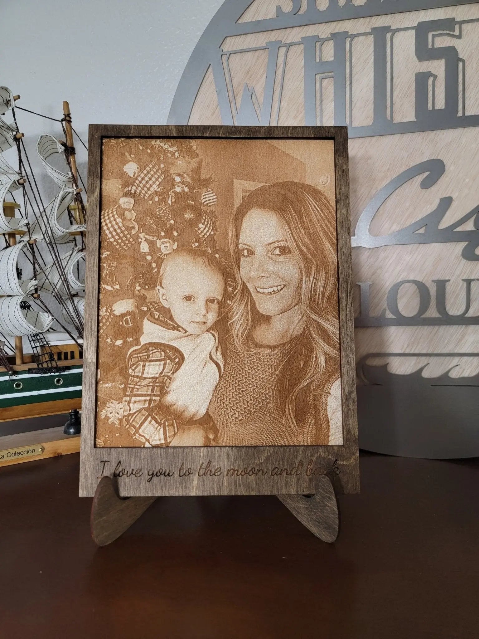 Engraved Wood Photo EverLee Creations