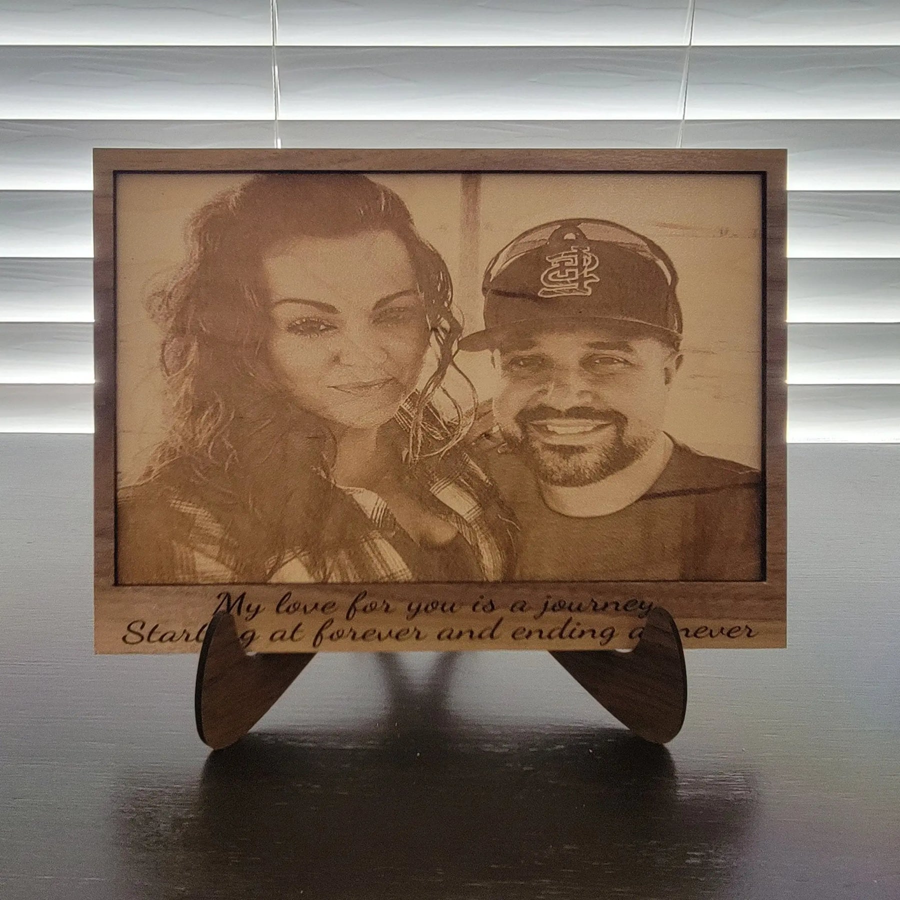 Engraved Wood Photo EverLee Creations