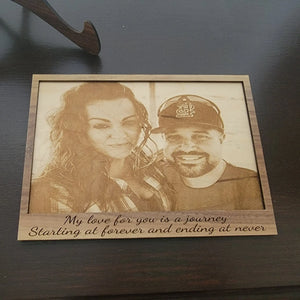 Engraved Wood Photo EverLee Creations