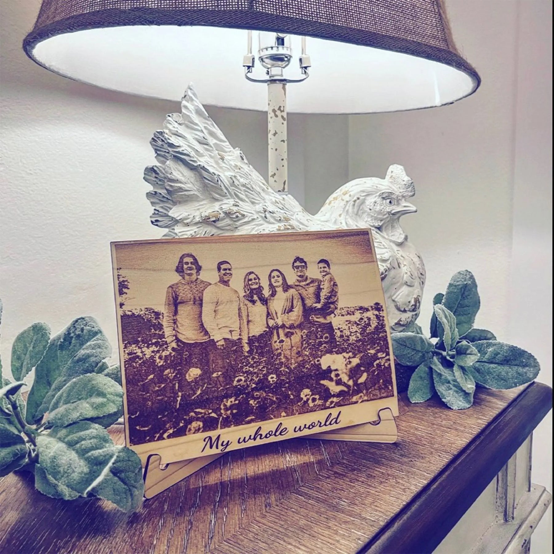 Engraved Wood Photo EverLee Creations