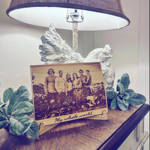 Engraved Wood Photo EverLee Creations