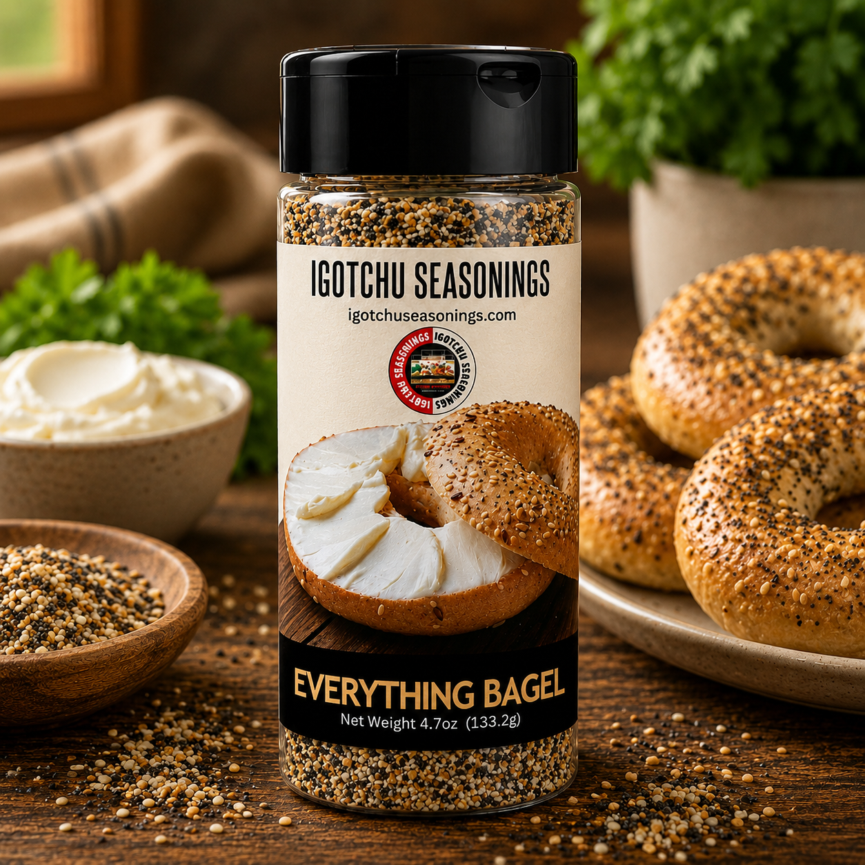 Igotchu Everything Bagel by Igotchu Seasonings, Southern food gift main product photo