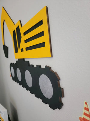 Excavator Construction Truck Wall Decor EverLee Creations