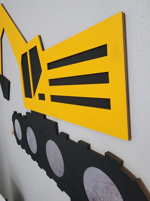 Excavator Construction Truck Wall Decor EverLee Creations