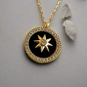 North Star Necklace | Onyx