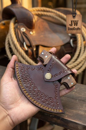 Custom Ulu Knife Damascus Steel Blade Efficient Kitchen Knife