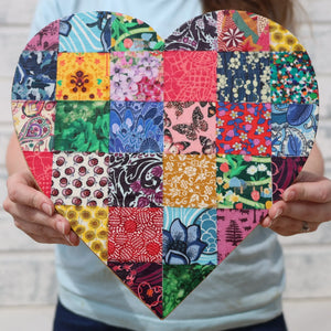 Fabric-Faced Pallet Hearts Dennehey Design Co.