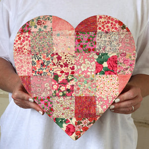 Fabric-Faced Pallet Hearts Dennehey Design Co.