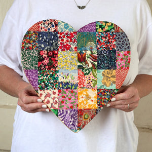 Fabric-Faced Pallet Hearts Dennehey Design Co.