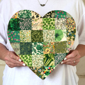 Fabric-Faced Pallet Hearts Dennehey Design Co.