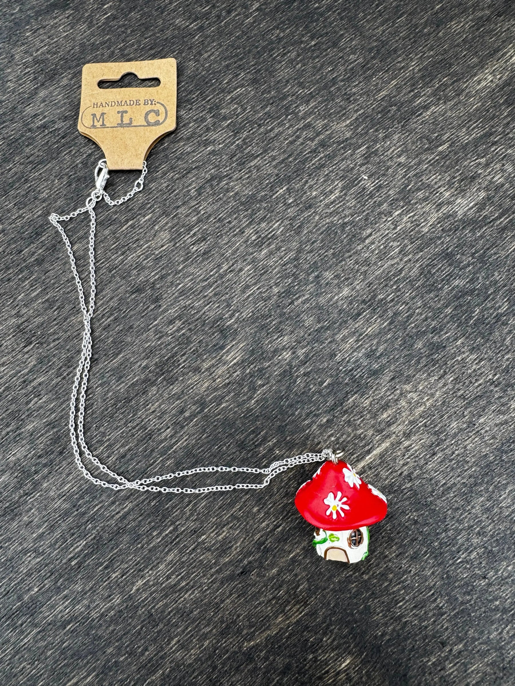 Fairy Cottage Necklace Mushroom Lady Co