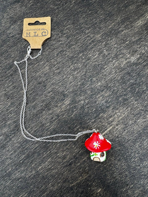 Fairy Cottage Necklace Mushroom Lady Co