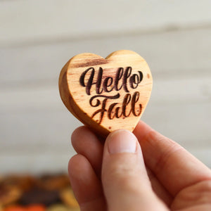 Fall Hearts :: Engraved Sets Dennehey Design Co.