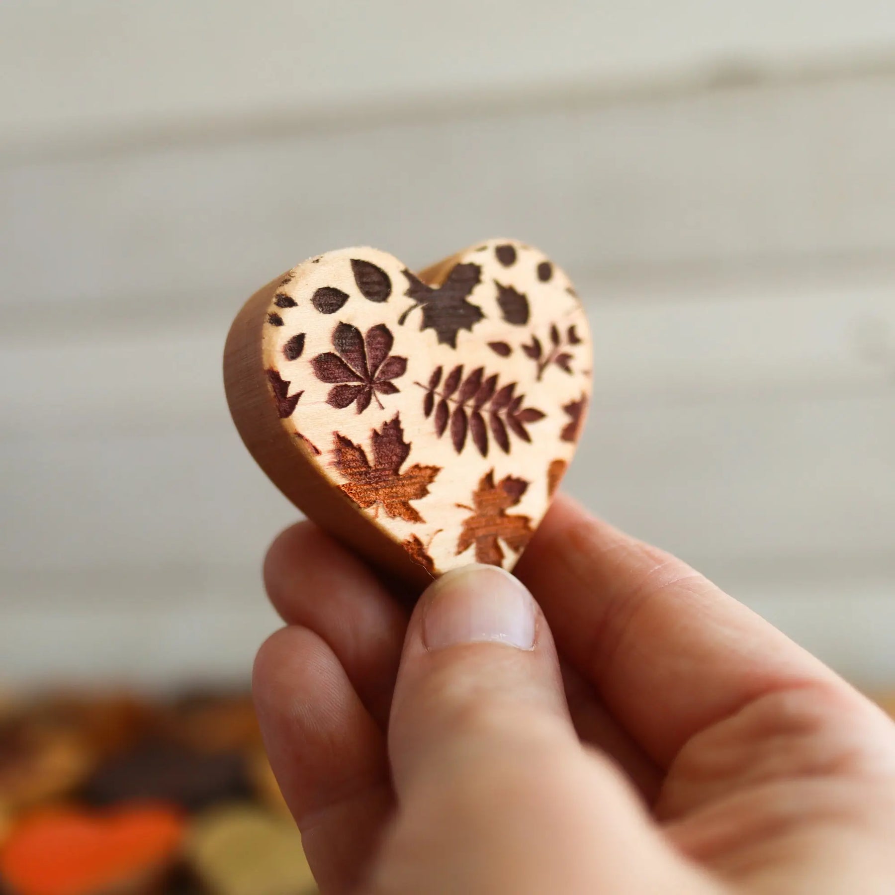 Fall Hearts :: Engraved Sets Dennehey Design Co.