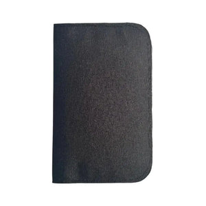 Field Notes Wallet made of black fabric.