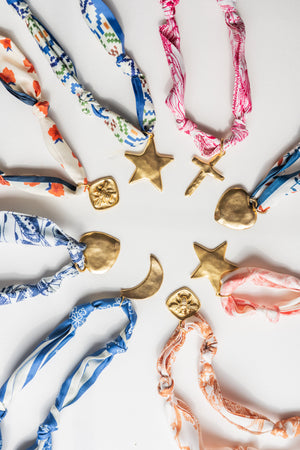 Custom Scarf Necklaces
