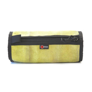 Fire Hose Dopp Kit by Recycled Firefighter, handmade leather goods detail photo 9