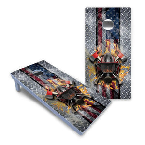 Firefighter Cornhole Boards - All Weather Series Cornhole Solutions