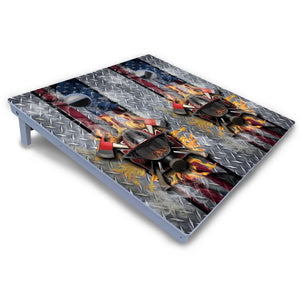 Firefighter Cornhole Boards - All Weather Series Cornhole Solutions