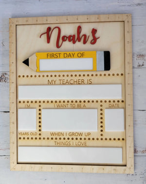 First Day of School Sign EverLee Creations