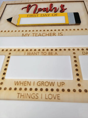 First Day of School Sign EverLee Creations