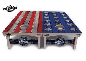 Large Stars & Stripes Cornhole Boards - Pro Solution Lite Series Cornhole Solutions