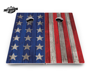 Large Stars & Stripes Cornhole Boards - Pro Solution Lite Series Cornhole Solutions