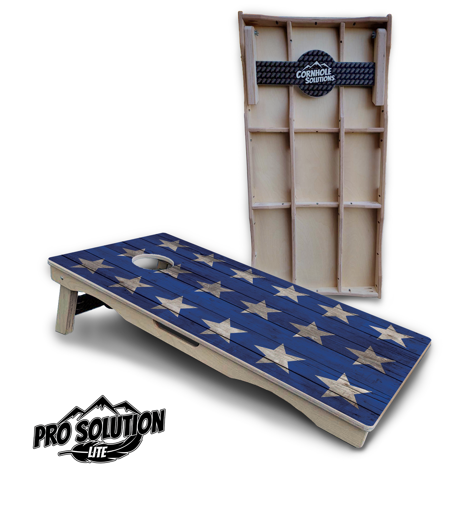 Large Stars & Stripes Cornhole Boards - Pro Solution Lite Series Cornhole Solutions